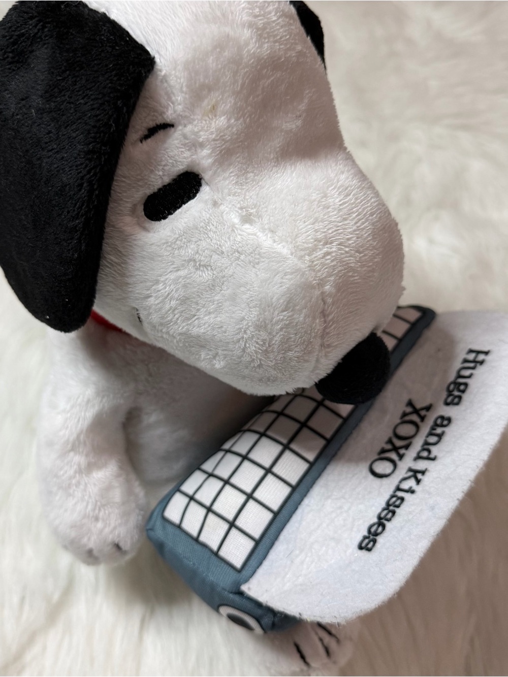 Snoopy Animatronic Valentines Edition Plush Stuffed Animal